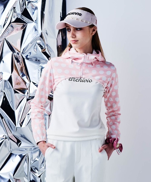 archivio(アルチビオ)の「<LADIES>UV冷感襟風ダンボールプルオーバー(その他トップス・レディース・ピンク/ブラウン/ブラック/ホワイト・M/L/S)」の21枚目の写真