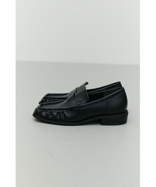 STYLEMIXER(スタイルミキサー)の「スクエアギャザーローファー(ローファー・レディース・ブラック/ブラウン・LL/SMALL/MEDIUM/LARGE)」の7枚目の写真