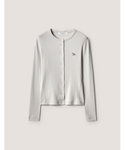 Maison Kitsune ベイビーフォックスリブカーディガン S BABY FOX RIBBED CARDIGAN（カーディガン/ボレロ）｜Maison Kitsune