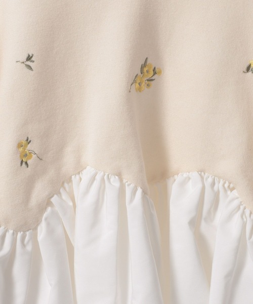 mysty woman(ミスティウーマン)の「刺繍ペプラムトップス 1077977(ニット/セーター・レディース・アイボリー/ブラック・FREE)」の20枚目の写真
