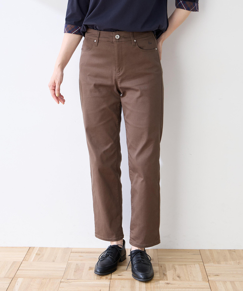 DECOY SINCE 1981(デコイシンスイチキュウハチイチ)の「ストレッチストレートパンツ【後ろウエストゴム】(その他パンツ・レディース・モカ/ベージュ/ネイビー・64/67/70/76/80)」の21枚目の写真