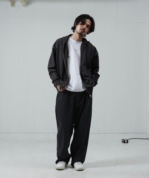 jiggys shop(ジギーズショップ)の「バギーデニムパンツ(デニムパンツ・メンズ・ブルー/ブラック・SMALL/LARGE/MEDIUM)」の5枚目の写真