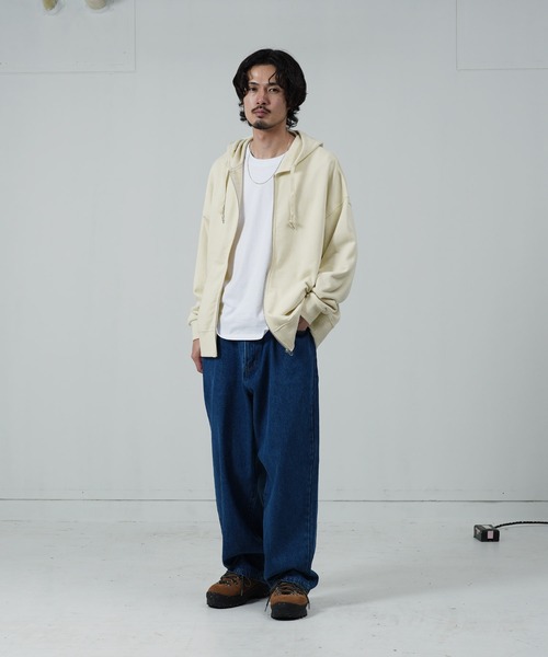 jiggys shop(ジギーズショップ)の「バギーデニムパンツ(デニムパンツ・メンズ・ブルー/ブラック・SMALL/LARGE/MEDIUM)」の10枚目の写真