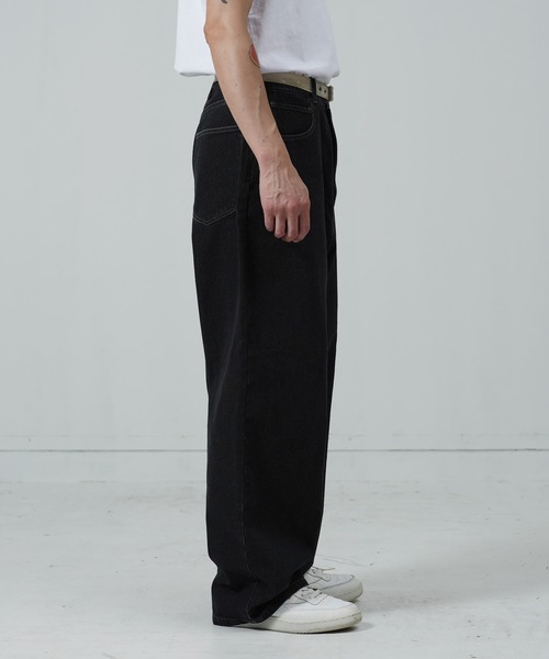 jiggys shop(ジギーズショップ)の「バギーデニムパンツ(デニムパンツ・メンズ・ブルー/ブラック・SMALL/LARGE/MEDIUM)」の12枚目の写真
