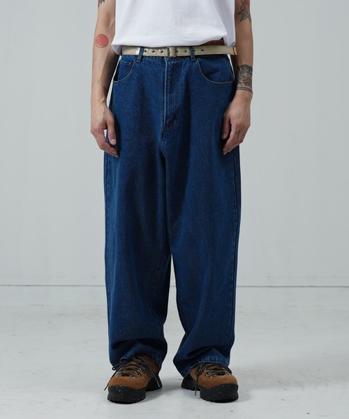 jiggys shop(ジギーズショップ)の「バギーデニムパンツ(デニムパンツ・メンズ・ブルー/ブラック・SMALL/LARGE/MEDIUM)」の14枚目の写真