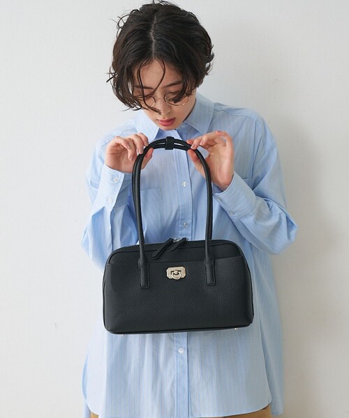 LE VERNIS(ル・ベルニ)の「【WEB限定】【LE VERNIS/ル・ベルニ】 ボストンバッグ(ボストンバッグ・レディース・ベージュ/ブラウン/ブラック・フリー)」の6枚目の写真