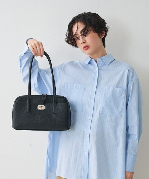 LE VERNIS(ル・ベルニ)の「【WEB限定】【LE VERNIS/ル・ベルニ】 ボストンバッグ(ボストンバッグ・レディース・ベージュ/ブラウン/ブラック・フリー)」の8枚目の写真