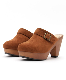 E hyphen world gallery | スエード調サボ(サンダル)