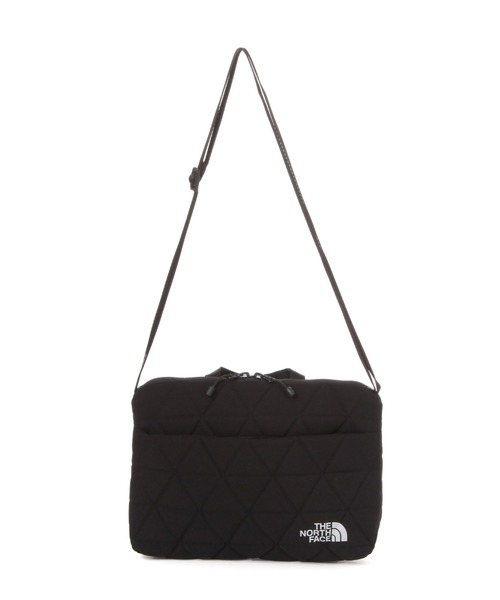 THE NORTH FACE(ザノースフェイス)の「【THE NORTH FACE(ザ・ノース・フェイス)】Geo Face Pouch(ショルダーバッグ・レディース・グレー/ブラック/アイボリー・FREE)」の2枚目の写真
