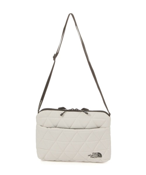 THE NORTH FACE(ザノースフェイス)の「【THE NORTH FACE(ザ・ノース・フェイス)】Geo Face Pouch(ショルダーバッグ・レディース・グレー/ブラック/アイボリー・FREE)」の4枚目の写真