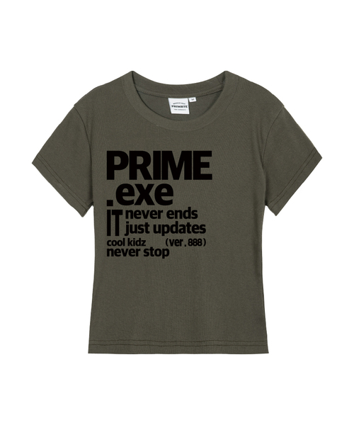 PRIMATE(プライメイト)の「UPDATE レディース スリムフィット 半袖Tシャツ 7 COLORS(Tシャツ/カットソー・レディース・ホワイト/チャコールグレー/ブラック/カーキ/クリーム/ラベンダー/チャコール・SMALL/MEDIUM/LARGE)」の6枚目の写真