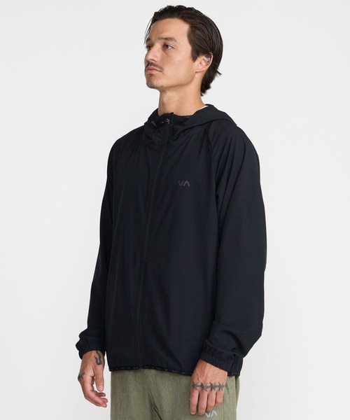 RVCA（ルーカ）の「RVCA メンズ YOGGER JACKET III ジャケット 【2026年秋冬モデル】/ルーカフルジップアップフーディーライトジャケット（ブルゾン・メンズ・アーミー/ブラック・X-LARGE/LARGE/MEDIUM/SMALL）」の6枚目の写真