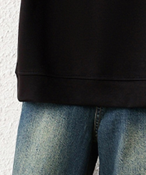 ONEP STAR(ワンピスター)の「ストライプ襟×レイヤード風長袖トップス(Tシャツ/カットソー・レディース・ブラック・LARGE/X-LARGE)」の13枚目の写真