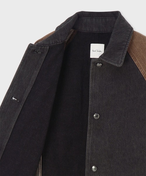Paul Smith(ポールスミス)の「ウィメンズ パッチワーク デニムジャケット / 265307 476J(ブルゾン・レディース・ブラック・40)」の3枚目の写真