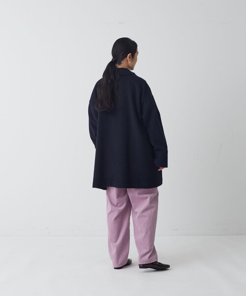 conges payes ADIEU TRISTESSE(コンジェ ペイエ アデュートリステス)の「ウールシャギーハーフコート(その他アウター・レディース・ネイビー/ブラウン系その他/グレー系その他・38)」の9枚目の写真