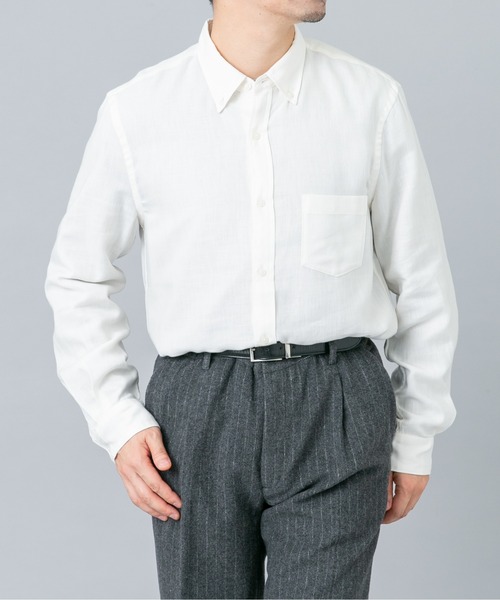 URBAN RESEARCH ROSSO MEN(アーバンリサーチロッソメン)の「ハイパフォーマンスウールBDシャツ(シャツ/ブラウス・メンズ・チェック/ブルー系その他/アイボリー/ネイビー・LARGE/MEDIUM/SMALL/X-LARGE)」の15枚目の写真