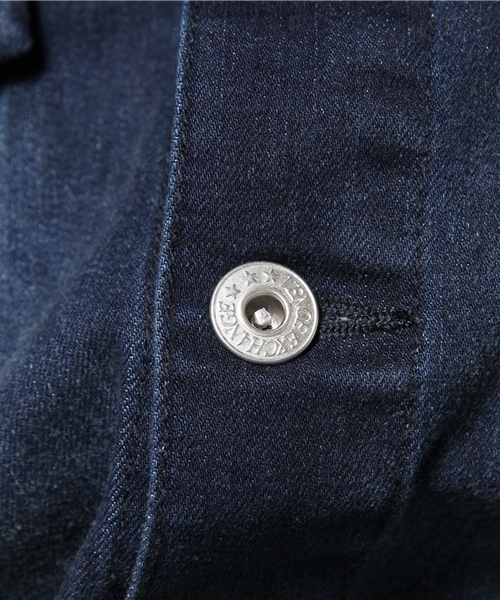 VENCEEXCHANGE（ヴァンスエクスチェンジ）の「デニムGジャン         （デニムジャケット・メンズ・オフホワイト/ブルー/ライトブルー・MEDIUM/LARGE）」の11枚目の写真