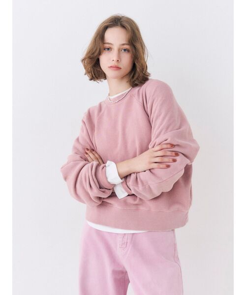 Ungrid(アングリッド)の「ラウンドロングスリーブTee(Tシャツ/カットソー・レディース・オフホワイト/ライトグレー/イエロー/ブラック・FREE)」の7枚目の写真