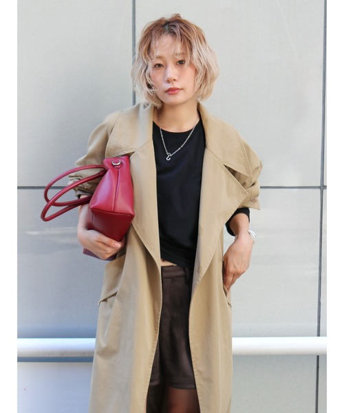 Ungrid(アングリッド)の「ラウンドロングスリーブTee(Tシャツ/カットソー・レディース・オフホワイト/ライトグレー/イエロー/ブラック・FREE)」の22枚目の写真