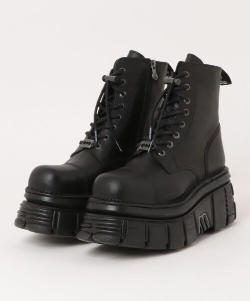NEW ROCK(ニューロック)の「NEW ROCK/ニューロック/M.NEWMILI083-S21(ブーツ・メンズ・ブラック・42/41/44)」の1枚目の写真