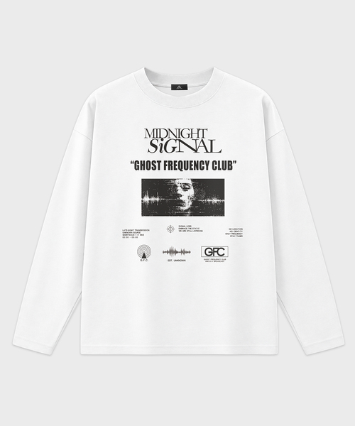 ARTISTWEAR（アーティストウェア）の「RECORD SIGNAL 長袖Tシャツ（Tシャツ/カットソー・レディース・ブラック/ホワイト/タン・MEDIUM/LARGE/X-LARGE/XX-LARGE）」の2枚目の写真