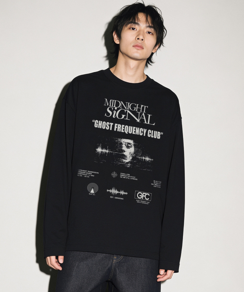 ARTISTWEAR（アーティストウェア）の「RECORD SIGNAL 長袖Tシャツ（Tシャツ/カットソー・レディース・ブラック/ホワイト/タン・MEDIUM/LARGE/X-LARGE/XX-LARGE）」の12枚目の写真