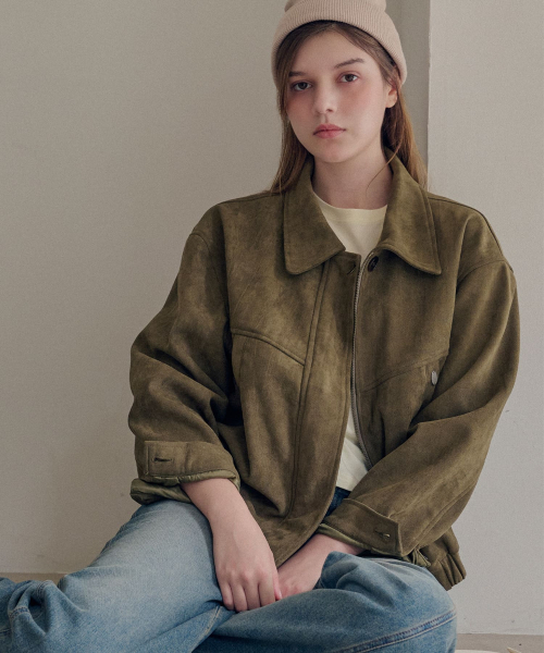 SLOWLOLLI（スローローリ）の「Classic suede blouson_2 Colors（ブルゾン・レディース・その他・FREE）」の2枚目の写真