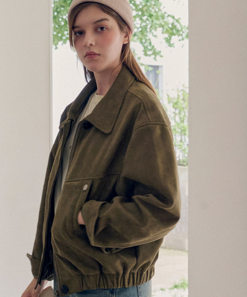 SLOWLOLLI（スローローリ）の「Classic suede blouson_2 Colors（ブルゾン・レディース・その他・FREE）」の3枚目の写真