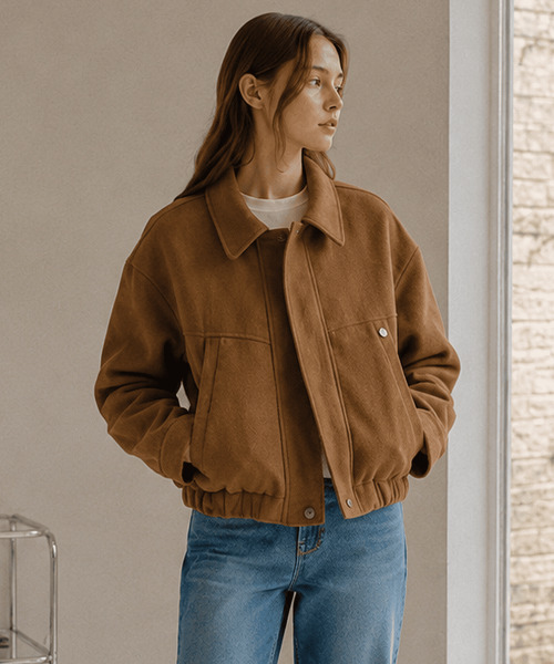SLOWLOLLI（スローローリ）の「Classic suede blouson_2 Colors（ブルゾン・レディース・その他・FREE）」の6枚目の写真