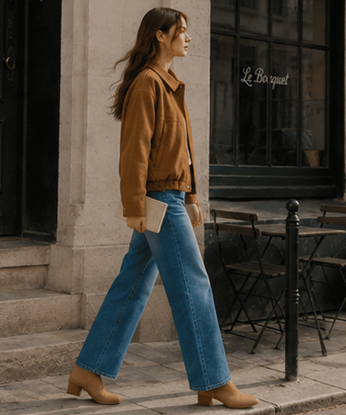SLOWLOLLI（スローローリ）の「Classic suede blouson_2 Colors（ブルゾン・レディース・その他・FREE）」の8枚目の写真