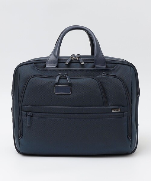 SHIPS(シップス)の「【SHIPS別注】TUMI: ALPHA ミディアム 15インチ エクスパンダブル ブリーフケース(ビジネスバッグ・メンズ・ネイビー・ONE SIZE)」の1枚目の写真
