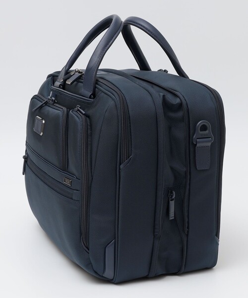 SHIPS(シップス)の「【SHIPS別注】TUMI: ALPHA ミディアム 15インチ エクスパンダブル ブリーフケース(ビジネスバッグ・メンズ・ネイビー・ONE SIZE)」の3枚目の写真