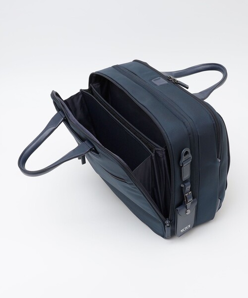 SHIPS(シップス)の「【SHIPS別注】TUMI: ALPHA ミディアム 15インチ エクスパンダブル ブリーフケース(ビジネスバッグ・メンズ・ネイビー・ONE SIZE)」の8枚目の写真