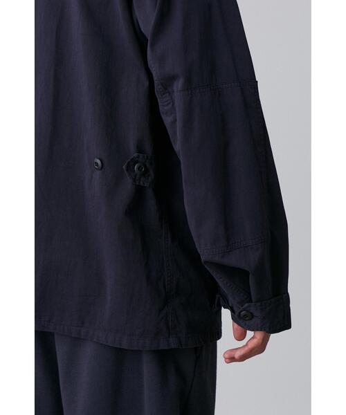 Y(ワイ)の「Y / ORGANIC COTTON HIGH DENSITY SATIN BLOUSON(ブルゾン・メンズ・ホワイト/ネイビー・SMALL/MEDIUM/LARGE)」の11枚目の写真