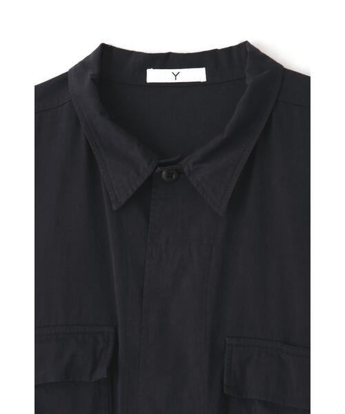 Y(ワイ)の「Y / ORGANIC COTTON HIGH DENSITY SATIN BLOUSON(ブルゾン・メンズ・ホワイト/ネイビー・SMALL/MEDIUM/LARGE)」の13枚目の写真