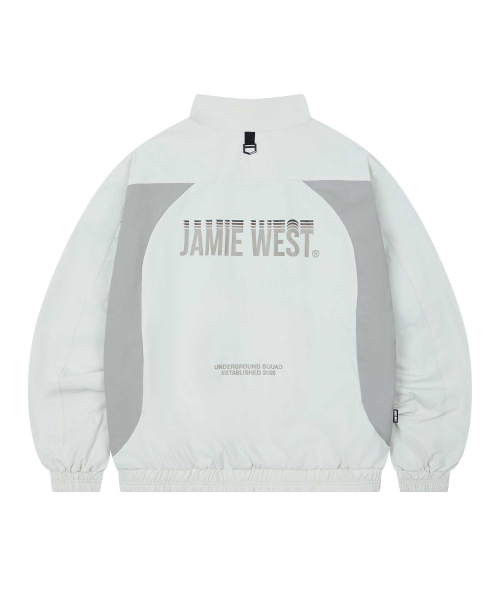 JAMIE WEST(ジェイミーウエスト)の「ナイロンストレッチワッシャーウインドブレーカー(グレー)(ナイロンジャケット・メンズ・その他・MEDIUM/LARGE/X-LARGE)」の2枚目の写真