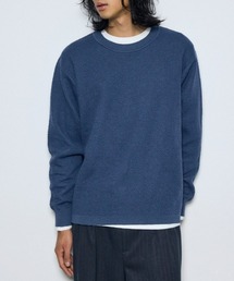 【これ1つでコーデ完成】レイヤードニット&カットソートップス2点セット　秋服　冬服　春服　ロンT　無地　マシンウォッシャブル　洗濯機◎