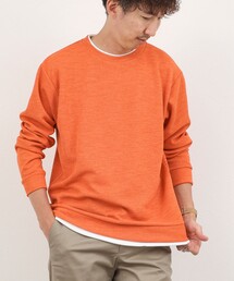 メランジWフェイスダブルカラー LS Tee 26AW