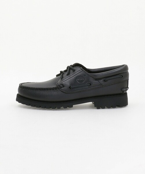 Timberland＞ 3eye CLASSIC BLACK/シューズ（モカシン/デッキシューズ