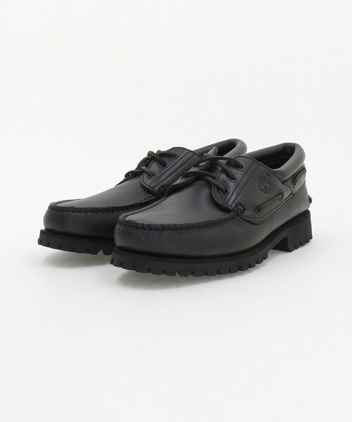 Timberland＞ 3eye CLASSIC BLACK/シューズ（モカシン/デッキシューズ