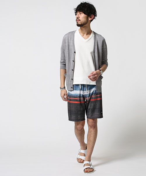 NANO universe(ナノユニバース)の「フレンチリネンVカーデ 7/S(カーディガン/ボレロ・メンズ・ブラック/ブルーグリーン/ネイビー/グレー・SMALL/LARGE/X-LARGE/MEDIUM)」の11枚目の写真