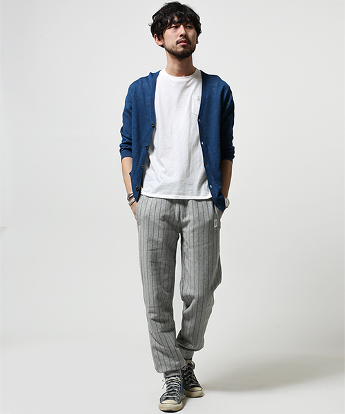 NANO universe(ナノユニバース)の「フレンチリネンVカーデ 7/S(カーディガン/ボレロ・メンズ・ブラック/ブルーグリーン/ネイビー/グレー・SMALL/LARGE/X-LARGE/MEDIUM)」の10枚目の写真