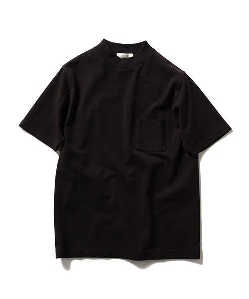 B:MING by BEAMS（ビーミングバイビームス）の「ビーミング by ビームス / “HEAVY WEIGHT” モックネックTシャツ（Tシャツ/カットソー・メンズ・ブラック/オフホワイト・LARGE/MEDIUM/SMALL）」の2枚目の写真