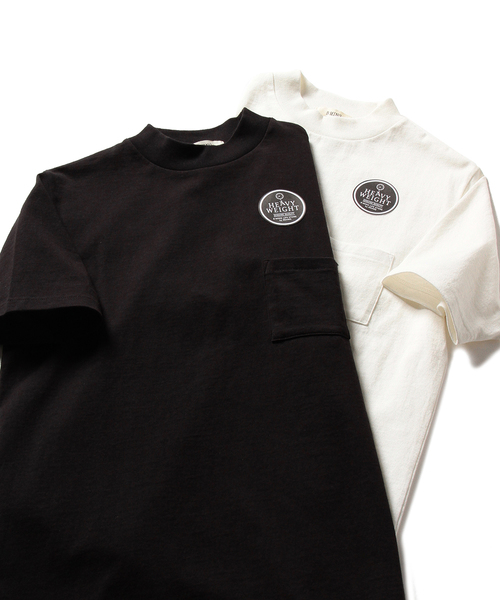 B:MING by BEAMS（ビーミングバイビームス）の「ビーミング by ビームス / “HEAVY WEIGHT” モックネックTシャツ（Tシャツ/カットソー・メンズ・ブラック/オフホワイト・LARGE/MEDIUM/SMALL）」の11枚目の写真