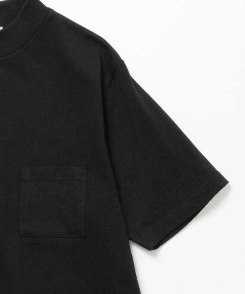 B:MING by BEAMS（ビーミングバイビームス）の「ビーミング by ビームス / “HEAVY WEIGHT” モックネックTシャツ（Tシャツ/カットソー・メンズ・ブラック/オフホワイト・LARGE/MEDIUM/SMALL）」の14枚目の写真