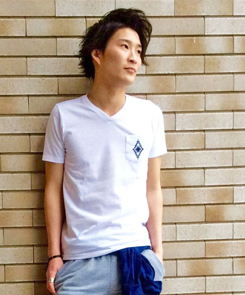 VENCEEXCHANGE（ヴァンスエクスチェンジ）の「ポケットオルテガ半袖T     （Tシャツ/カットソー・メンズ・ブラック/オフホワイト・MEDIUM/SMALL/LARGE）」の2枚目の写真
