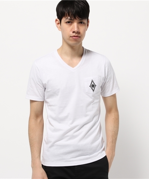 VENCEEXCHANGE（ヴァンスエクスチェンジ）の「ポケットオルテガ半袖T     （Tシャツ/カットソー・メンズ・ブラック/オフホワイト・MEDIUM/SMALL/LARGE）」の9枚目の写真