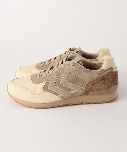 hummel（ヒュンメル）の「＜hummel J＞ × ＜monkey time＞ MARATHONA/スニーカー◆（スニーカー・メンズ・ベージュ・43/42/41/40/44）」の3枚目の写真