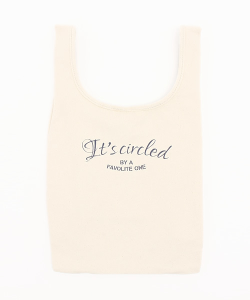 ikka（イッカ）の「キャンバスミニトートバッグ（トートバッグ・レディース・オフホワイト/スカイブルー・FREE）」の9枚目の写真