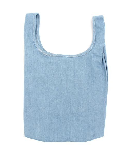 ikka（イッカ）の「キャンバスミニトートバッグ（トートバッグ・レディース・オフホワイト/スカイブルー・FREE）」の3枚目の写真